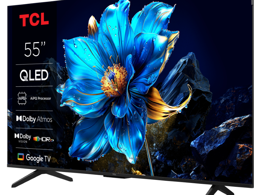TCL 55"P8K 4K QLED TV 144HzGoogle TV; Motion Clarity Pro;Game Master; Onkyo 2.1; 55P8K