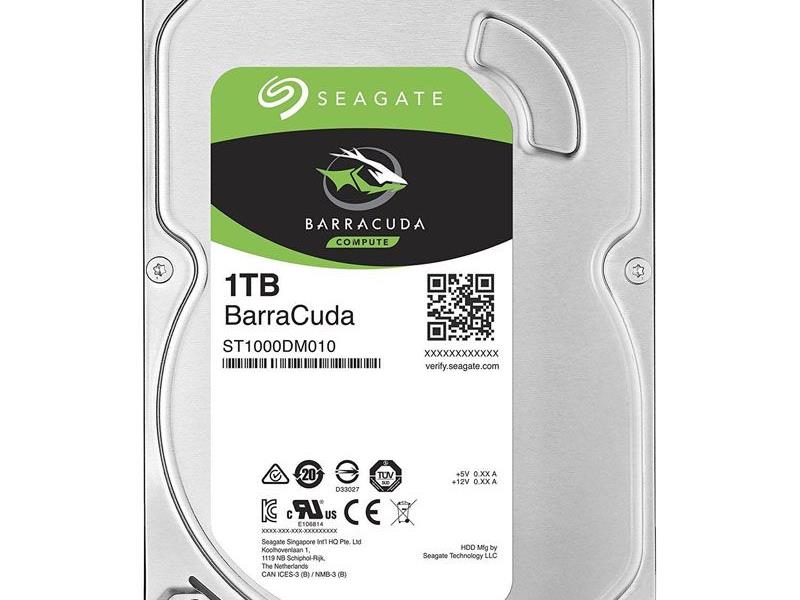 Seagate HDD 1TB SATA3 PullBarracuda;64MB
